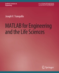 Enlarge image Cover: MATLAB for Engineering and the Life Sciences - Springer
