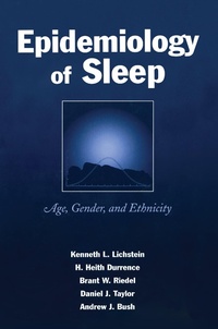 Enlarge image Cover: Epidemiology of Sleep - Psychology Press Ltd