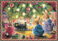 Abbildung von: Adventskalender "Weihnachten in Familie" - der hübsche kleine Kalender für die Adventszeit und zu Weihnachten - Wunderhaus Verlag