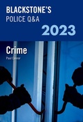 Bild: Blackstone's Police Q&A Volume 1: Crime 2023 - Oxford University Press