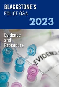 Abbildung von: Blackstone's Police Q&A Volume 2: Evidence and Procedure 2023 - Oxford University Press