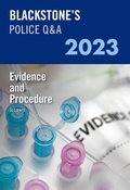 Bild: Blackstone's Police Q&A Volume 2: Evidence and Procedure 2023 - Oxford University Press