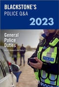 Bild: Blackstone's Police Q&A Volume 3: General Police Duties 2023 - Oxford University Press