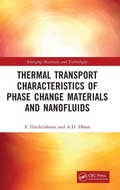 Cover: Thermal Transport Characteristics of Phase Change Materials and Nanofluids - CRC Press