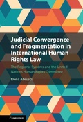 Cover: Judicial Convergence and Fragmentation in International Human Rights Law - Cambridge University Press
