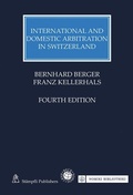 Cover: International and Domestic Arbitration in Switzerland - Hart Publishing