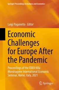 Abbildung von: Economic Challenges for Europe After the Pandemic - Springer
