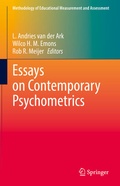 Cover: Essays on Contemporary Psychometrics - Springer