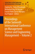 Cover: Proceedings of the Sixteenth International Conference on Management Science and Engineering Management - Volume 2 - Springer