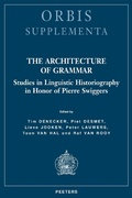 Cover: The Architecture of Grammar - Peeters Publishers