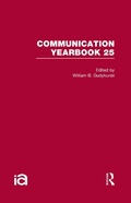 Cover: Communication Yearbook 25 - Routledge
