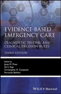 Cover: Evidence-Based Emergency Care - Diagnostic Testing and Clinical Decision Rules 3e - Wiley