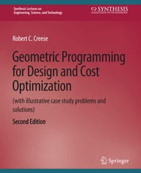 Enlarge image Cover: Geometric Programming for Design and Cost Optimization 2nd edition - Springer