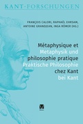 Cover: M&eacute;taphysique et philosophie pratique chez Kant / Metaphysik und praktische Philosophie bei Kant - Meiner