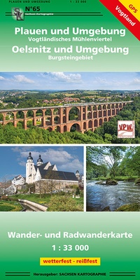 Abbildung von: Plauen und Umgebung - Oelsnitz und Umgebung - SACHSEN KARTOGRAPHIE