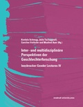 Cover: Inter- und multidisziplin&auml;re Perspektiven der Geschlechterforschung - innsbruck university press