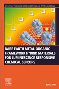 Cover: Rare Earth Metal-Organic Framework Hybrid Materials for Luminescence Responsive Chemical Sensors - Woodhead Publishing