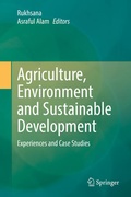 Cover: Agriculture, Environment and Sustainable Development - Springer