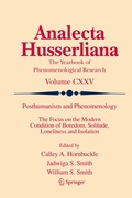 Cover: Posthumanism and Phenomenology - Springer