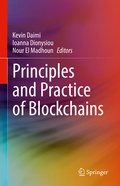 Cover: Principles and Practice of Blockchains - Springer