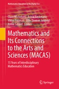 Cover: Mathematics and Its Connections to the Arts and Sciences (MACAS) - Springer
