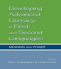 Enlarge image Cover: Developing Advanced Literacy in First and Second Languages - Routledge
