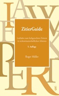 Cover: ZitierGuide - Schulthess Juristische Medien