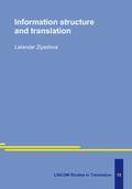 Cover: Information structure and translation - LINCOM GmbH