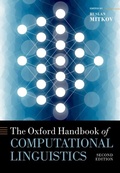Cover: The Oxford Handbook of Computational Linguistics - OUP eBook