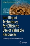 Cover: Intelligent Techniques for Efficient Use of Valuable Resources - Springer