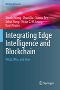 Cover: Integrating Edge Intelligence and Blockchain - Springer