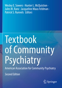 Enlarge image Cover: Textbook of Community Psychiatry - Springer