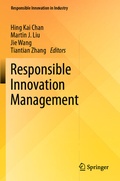 Cover: Responsible Innovation Management - Springer