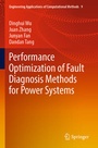 Cover: Performance Optimization of Fault Diagnosis Methods for Power Systems - Springer