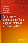 Cover: Performance Optimization of Fault Diagnosis Methods for Power Systems - Springer