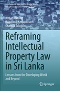 Cover: Reframing Intellectual Property Law in Sri Lanka - Springer