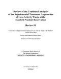 Cover: Review of the Continued Analysis of the Supplemental Treatment Approaches of Low-Activity Waste at the Hanford Nuclear Reservation - National Academies Press