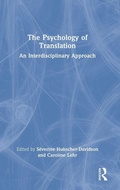 Cover: The Psychology of Translation - Routledge