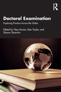 Cover: Doctoral Examination: Exploring Practice Across the Globe - Routledge