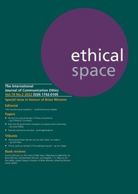 Enlarge image Cover: Ethical Space Vol. 19 Issue 2 - Theschoolbook.com