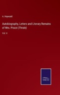 Cover: Autobiography, Letters and Literary Remains of Mrs. Piozzi (Thrale) - Salzwasser-Verlag