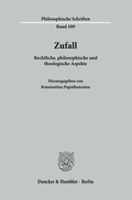 Cover: Zufall. - Duncker & Humblot