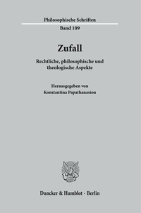 Abbildung von: Zufall. - Duncker & Humblot