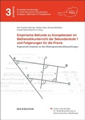 Cover: Empirische Befunde zu Kompetenzen im Mathematikunterricht der Sekundarstufe 1 und Folgerungen f&uuml;r die Praxis - Waxmann