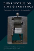 Cover: Duns Scotus on Time and Existence - The Catholic University of America Press