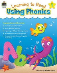 Enlarge image Cover: Learning to Read Using Phonics (Book 1) - TEACHER CREATED RESOURCES
