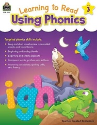 Enlarge image Cover: Learning to Read Using Phonics (Book 3) - TEACHER CREATED RESOURCES