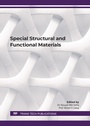 Cover: Special Structural and Functional Materials - Trans Tech Publications Ltd