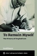Cover: To Remain Myself - NUS Press