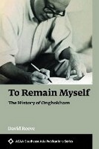 Enlarge image Cover: To Remain Myself - NUS Press